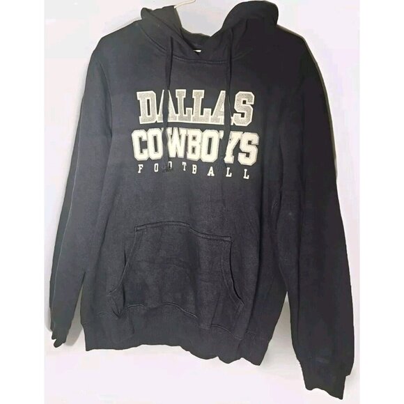 Cowboys Her Style Dallas Cowboys Hoodie Sweatshirt Women’s L Navy Blue Pouch - Picture 3 of 9